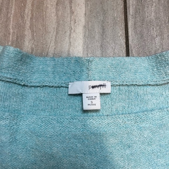 J.Jill Womens Light Blue Wide Sleeve Sweater Size Small - Picture 4 of 4